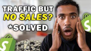 VISITORS BUT NO SALES *SOLVED* I 4 ways to boost SHOPIFY traffic