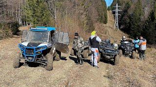 We found a new route with mud and ditches | Can-Am vs Polaris vs CF Moto  | PART #1