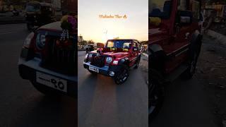 Mahindra Thar 2k23 Red Love️ #mahindra #thar #india #red #love #offroad #vehicle #deshi #indian