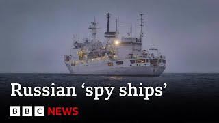 Alleged Russian spy ships accused of North Sea sabotage - BBC News