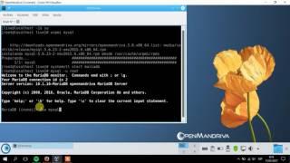 tutorial de mysql en Open Mandriva