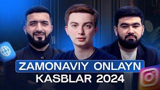 ZAMONAVIY ONLAYN KASBLAR 2024 - TRADERLAR BILAN SUHBAT