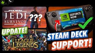 STEAM DECK Support Coming & 24 Games for MAY | GeForce Now News Update
