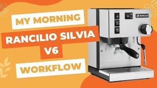 My Morning Routine: How I Make a Latte on my Rancilio Silvia V6 and Eureka Mignon Zero | MHW-3BOMBER