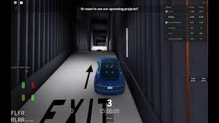 Brand new elevators and driving the cars at platinum headquarters Roblox