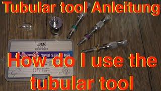 Tubular Tool Erklärung/How do I use the Tubular tool/Schloss öffnen/knacken/Lockpicking too/Pick-Set