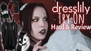 IS IT A SCAM?! £60 Dresslily Try On Haul and Review ||Radically Dark||