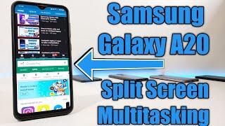 Samsung Galaxy A20 How to enable Split Screen Multitasking