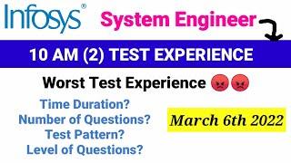 Infosys system engineer exam experience | exam pattern | Total questions | Infosys exam preparation