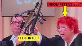 Wie schlecht ist Barbara Salesch? Armbrustfall!