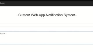 Notifications System in PHP