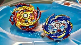 ASAHI BROS LIMIT BREAK! | Hyperion Burn .Cho.Xc' +X VS Helios Volcano .Ou.Zn' +Z | Beyblade Burst