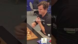 He sacrificed his ROOOOOOK against Magnus  #chess #chessplayer #schach #echecs #ajedrez #шахматы