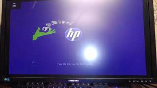 HP stuck at Press the ESC key for startup Menu