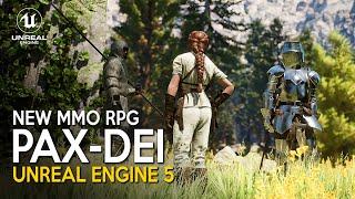 PAX DEI Exclusive Alpha Gameplay | New MMO RPG with ULTRA REALISTIC GRAPHICS in Unreal Engine 5