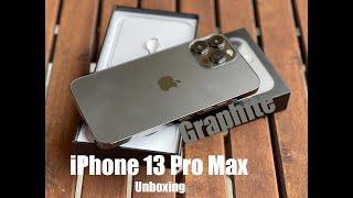 iPhone 13 Pro Max graphite unboxing