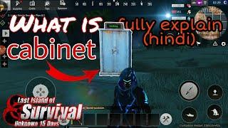 What is cabinet? | Tips for beginners in Last island of survival