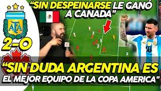 NARRADORES MEXICANOS IMPACTADOS CON ARGENTINA Y MESSI ¡SIN DUDA EL MEJOR EQUIPO DE LA COPA AMERICA!