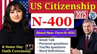 NEW! (Actual Case) US Citizenship Interview 2025 Pass US Citizenship Test | N-400 Naturalization