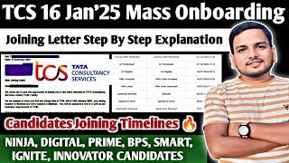 TCS Mass Onboarding For Remaining Candidates | Breaking News  | 16 Jan'25 Joining | Ilp Schedule,OL