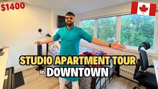 Studio Apartment Tour in Downtown Halifax Canada | $1400 Monthly for One Person | Nova Scotia