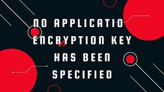 No application encryption key has been specified in laravel 8 | Your app key is missing