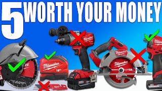 TOP 5 MILWAUKEE Tools WORTH Your MONEY!