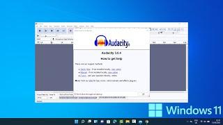 How To Install Audacity On Windows 11