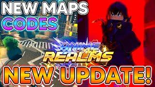 ANIME REALMS! NEW CODES + MINI UPDATE! GETTING MY FIRST MYTHIC TRAITS In Anime Realm