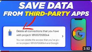 How to Remove Third-Party App Access from Google in Android 2023 ||