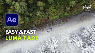 EASY Luma Fade Transition | Adobe After Effects Tutorial