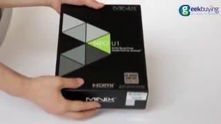 MINIX NEO U1 s905 unboxing video