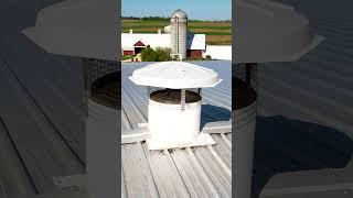 Revolutionize your Barn Ventilation with Agro Air Dynamics' Round Barn Chimney (Short)