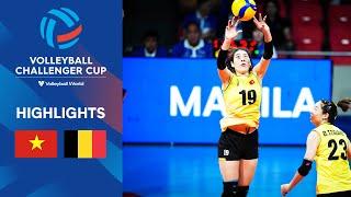  VIE vs.  BEL - Bronze Medal | Volleyball Challenger Cup Women | Highlights