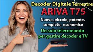 Ferguson Ariva T75, Decoder Digitale Terrestre DVB-T2: potente e completo