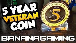 My "Five Year Veteran Coin" & more stuff from Valve's store