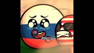 us core:3#art #reels #edit #countryballs #countryhumans #russia #usa #mrspherical #rusame #animation