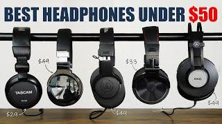 5 Best Headphones Under $50 On Amazon!! | Budget Headphones for Music Production & Streaming (2022)