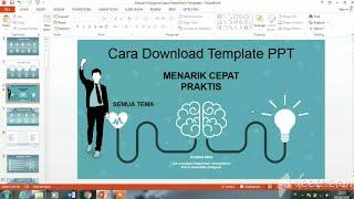 CARA DOWNLOAD TEMPLATE DAN BACKGROUND PPT : CARA EDIT