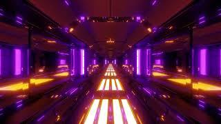 4K Abstract Sci-Fi Tunnel VJ Motion Background | Neon Light Tunnel Free VJ Loops | 4K VJ Loops