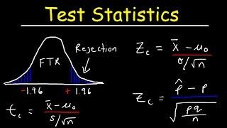 Test Statistic For Means and Population Proportions