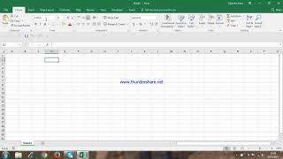 How to set bottom border to a cell in excel