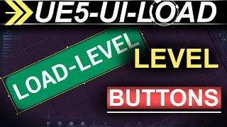 Unreal-5: UI-Menu LOAD-LEVEL Button Blueprints (30 SECONDS!!)