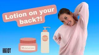 How to Put Lotion On Your Back Independently - Sunscreen, Medicated Creams, Self-Tanner