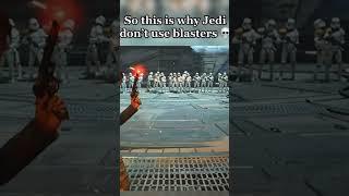 Jedi Don't Use Blasters for a Reason in Jedi Survivor!