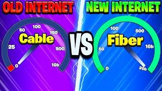 My NEW FIBER Internet is Lightning FAST!!!