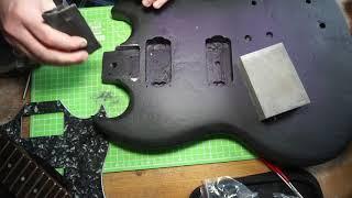 Guitar Refurbishment Ep 6 Putting the neck on the body