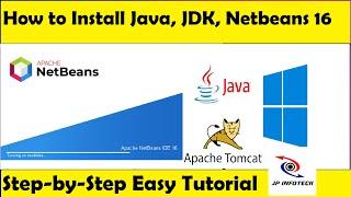 How to install Netbeans 16 on Windows 10 / 11 with Configuring Apache Tomcat Server