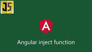 Angular 14 inject function for Dependency Injection | Angular 14 tutorial