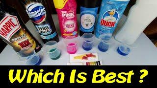 Product Testing Toilet Cleaners - Harpic | Domestos | Pink Stuff | Toilet Duck | Generic Supermarket